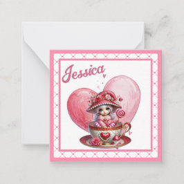 ティーカップかわいこちゃん ノートカード