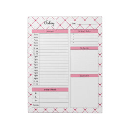 ティーカップかわいこちゃん_今日 ノートパッド