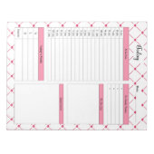 ティーカップかわいこちゃん_今日 ノートパッド (正面)