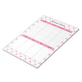 ティーカップかわいこちゃん_投薬トラッカー ノートパッド (アングル)