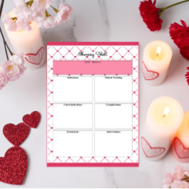 ティーカップかわいこちゃん_看護技能 ノートパッド