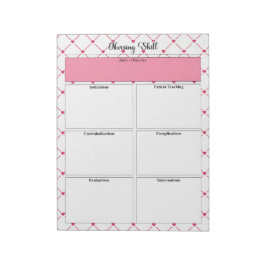 ティーカップかわいこちゃん_看護技能 ノートパッド