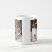 ティーカップでブーツをする コーヒーマグカップ (中央)