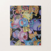 ティーカップとティーポット ジグソーパズル (縦)