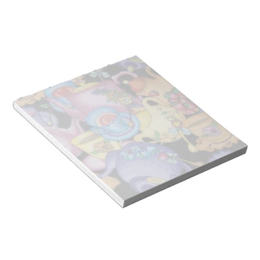 ティーカップとティーポット ノートパッド (アングル)