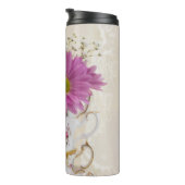 ティーカップとデイジー タンブラー (回転右)