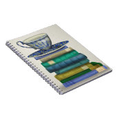 ティーカップと書籍2 ノートブック (右側)