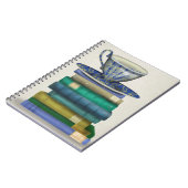 ティーカップと書籍2 ノートブック (左側)