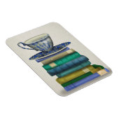 ティーカップと書籍2 マグネット (右側)