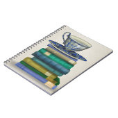 ティーカップと書籍3 ノートブック (左側)