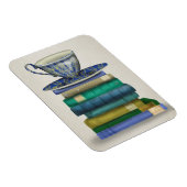 ティーカップと書籍3 マグネット (右側)