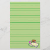 ティーカップに登場するテディベア 便箋 (正面)