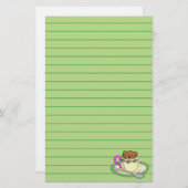 ティーカップに登場するテディベア 便箋 (正面/裏面)