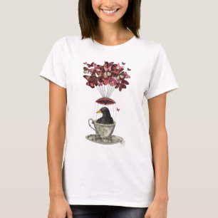 ティーカップのクロドリ Tシャツ