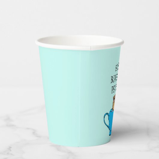 ティーカップのシュガーグライダーカスタムバースデーパーティー 紙コップ (右)