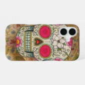 ティーカップのシュガースカル iPhone 16ケース (裏面横)