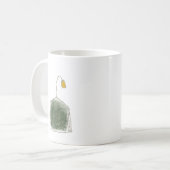 ティーカップのティーバッグ コーヒーマグカップ (正面左)