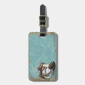 [ティーカップのドラゴン]モカ ラゲッジタグ (正面縦)