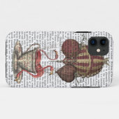 ティーカップのフラミンゴ Case-Mate iPhoneケース (裏面(横))