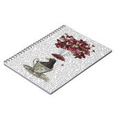 ティーカップのブラックバード ノートブック (左側)