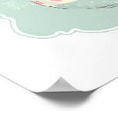 ティーカップのリトルバニー子供部屋アート ポスター (角)