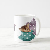 ティーカップの子ネコ コーヒーマグカップ (正面右)