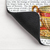 ティーカップアンドレッド(鳥)ショウジョウコウカンチョウ マウスパッド (コーナー)