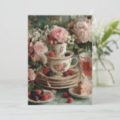 ティーカップウィムシー | 茶パーティーおもしろい 招待状 (スタンド正面)