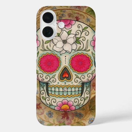 ティーカップシュガースカル Case-Mate iPhoneケース (裏面)