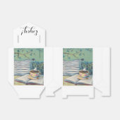 ティーカップチニービーフボックス – パステルブラック&ホワイト フェイバーボックス (折り畳みなし)