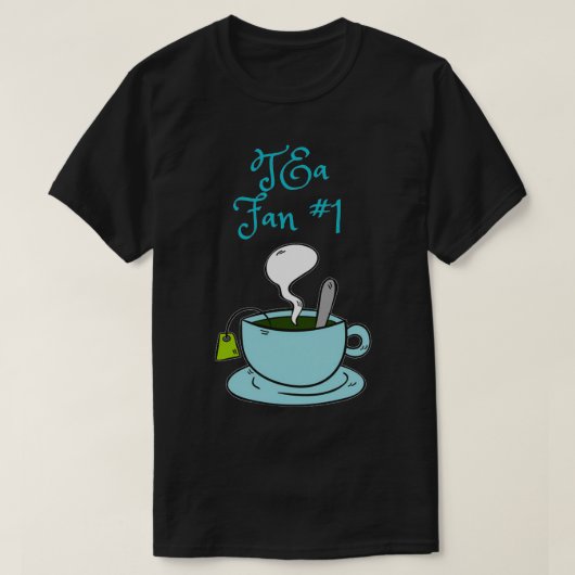 ティーカップデザイン Tシャツ (デザイン正面)