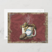 【ティーカップドラゴン】コーヒー ポストカード (正面/裏面)