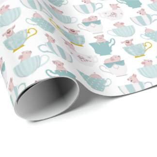 ティーカップピッグ ラッピングペーパー