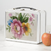 ティーカップフローラブーケメタルボックス メタルランチボックス (インサイチュ)