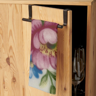 ティーカップフローラブーケ キッチンタオル