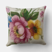 ティーカップフローラブーケ クッション (裏面)