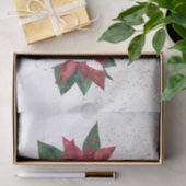 ティーカップポインセチアうさぎのクリスマス 薄葉紙 (ギフト)