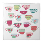 ティーカップモダンレトロ タイル (正面)