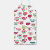 ティーカップモダンヴィンテージ ギフトタグ (正面)