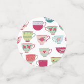 ティーカップモダンヴィンテージ コンフェッティ (スモール正面)