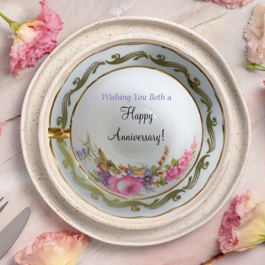 ティーカップラウンド記念日カード カード