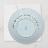 ティーカップラウンド記念日カード カード (裏面)