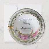 ティーカップラウンド記念日カード カード (正面)