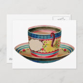 ティーカップヴィンテージ ポストカード (正面/裏面)