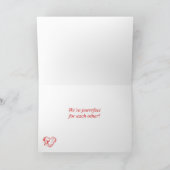 ティーカップ猫のバレンタイン シーズンカード (内部)