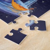 ティーカップ秋お洒落ジグソーパズル ジグソーパズル (側面)