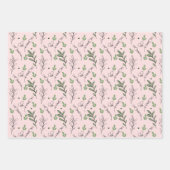 ティーカップ茶パーティー赤ちゃんシャワー包み紙シート ラッピングペーパーシート (正面)