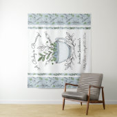 ティーカップ茶パーティー赤ちゃんシャワー タペストリー (インサイチュ)