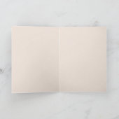 ティーカップ誕生日の可愛い水色マウス カード (内部)