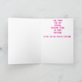 ティーカップ誕生日カード カード (内部)